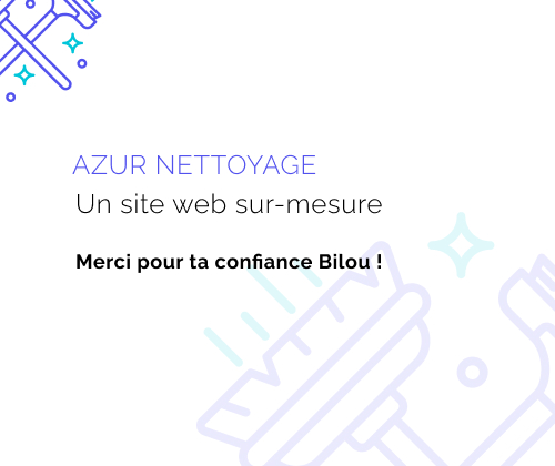Azur Nettoyage un site web créé par Etienne Leriche